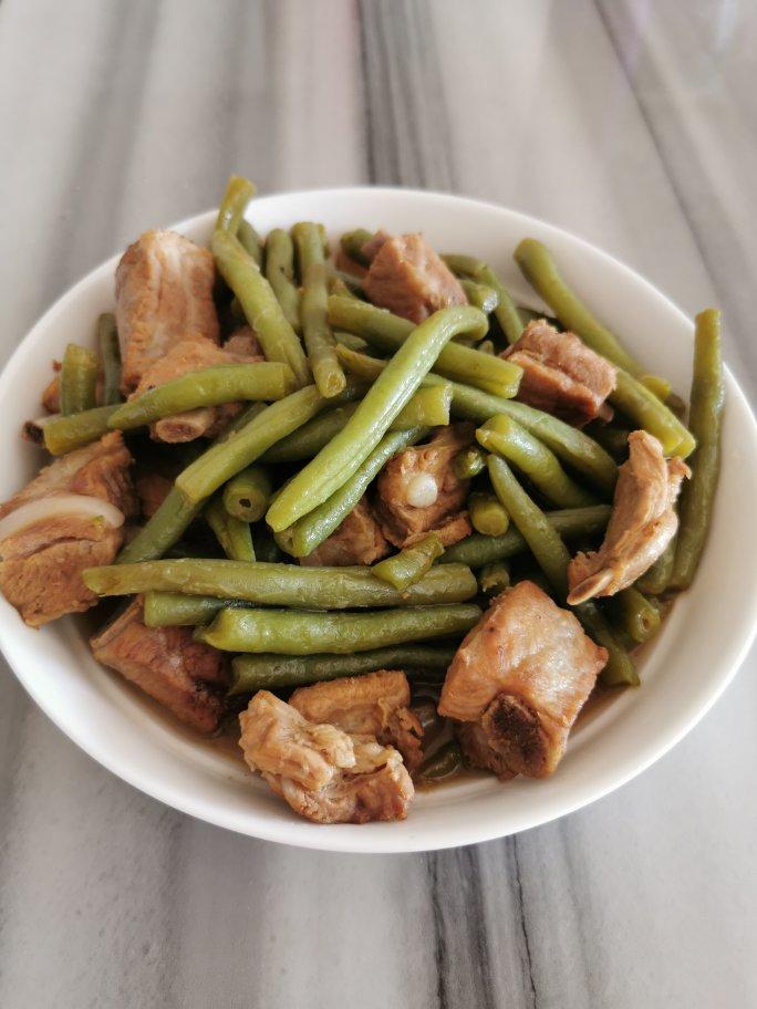 土豆豆角炖排骨
