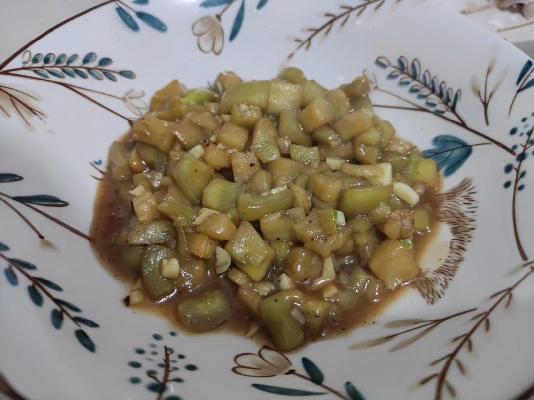 烧茄丁（不过油、💯好吃）