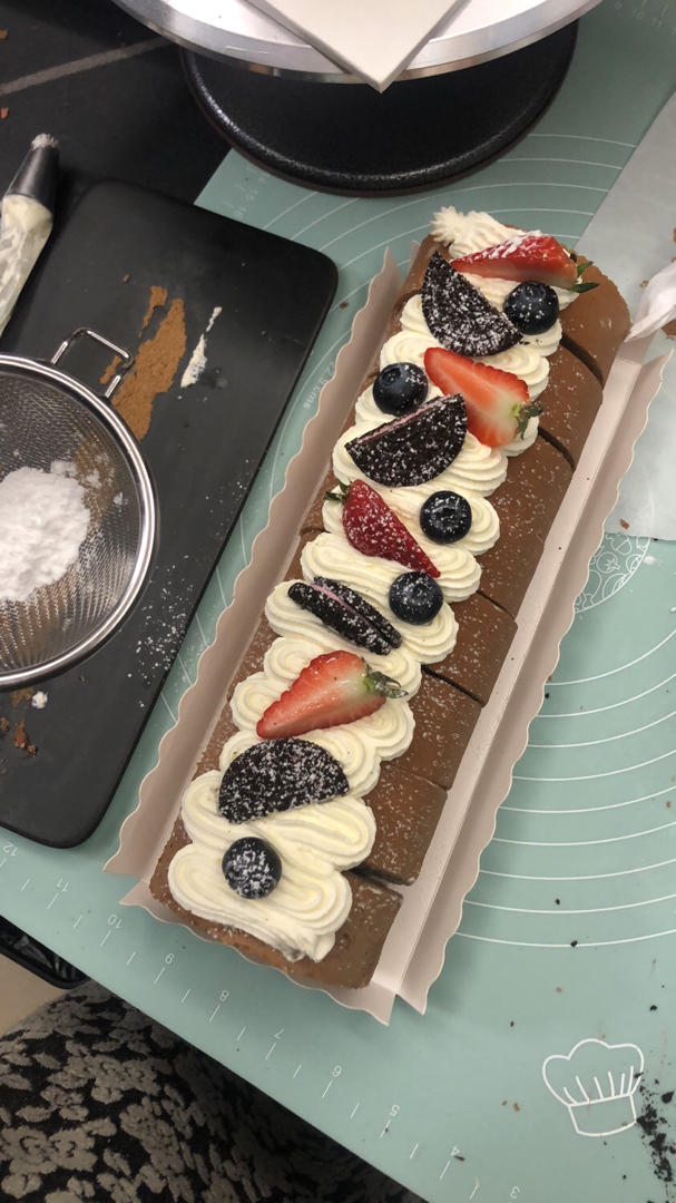 百吃不厌的奥利奥海盐蛋糕卷