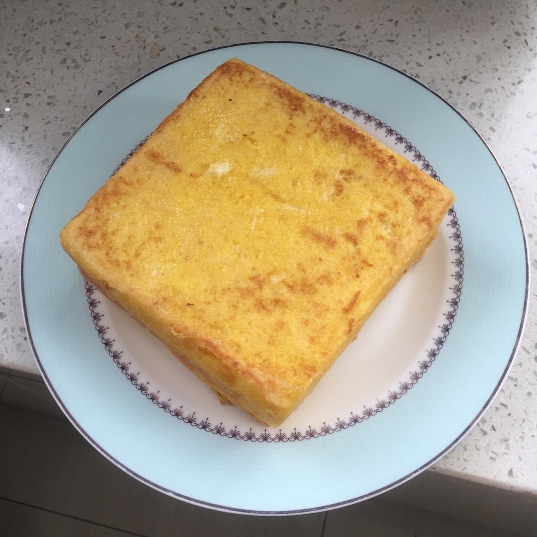 ☆鸡蛋土司☆培根(午餐肉)芝士三明治