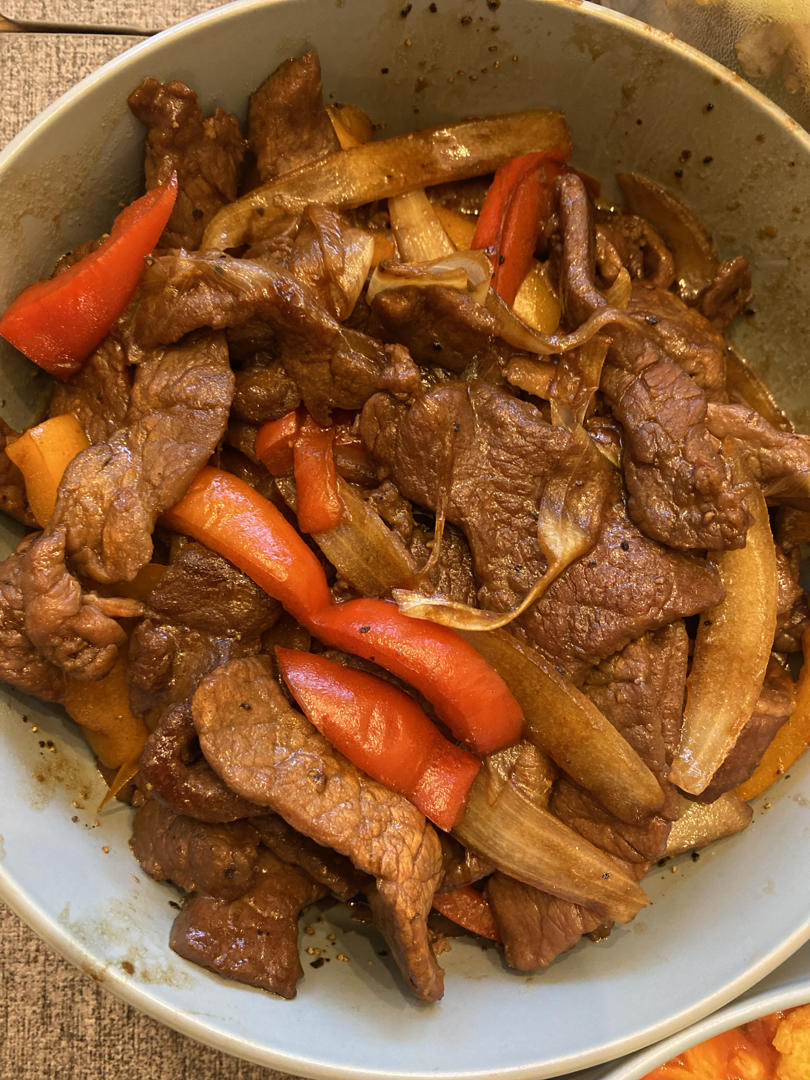 杭椒牛柳黑椒牛柳 终于找到炒出嫩牛肉的办法了 肉片肉丝都适用