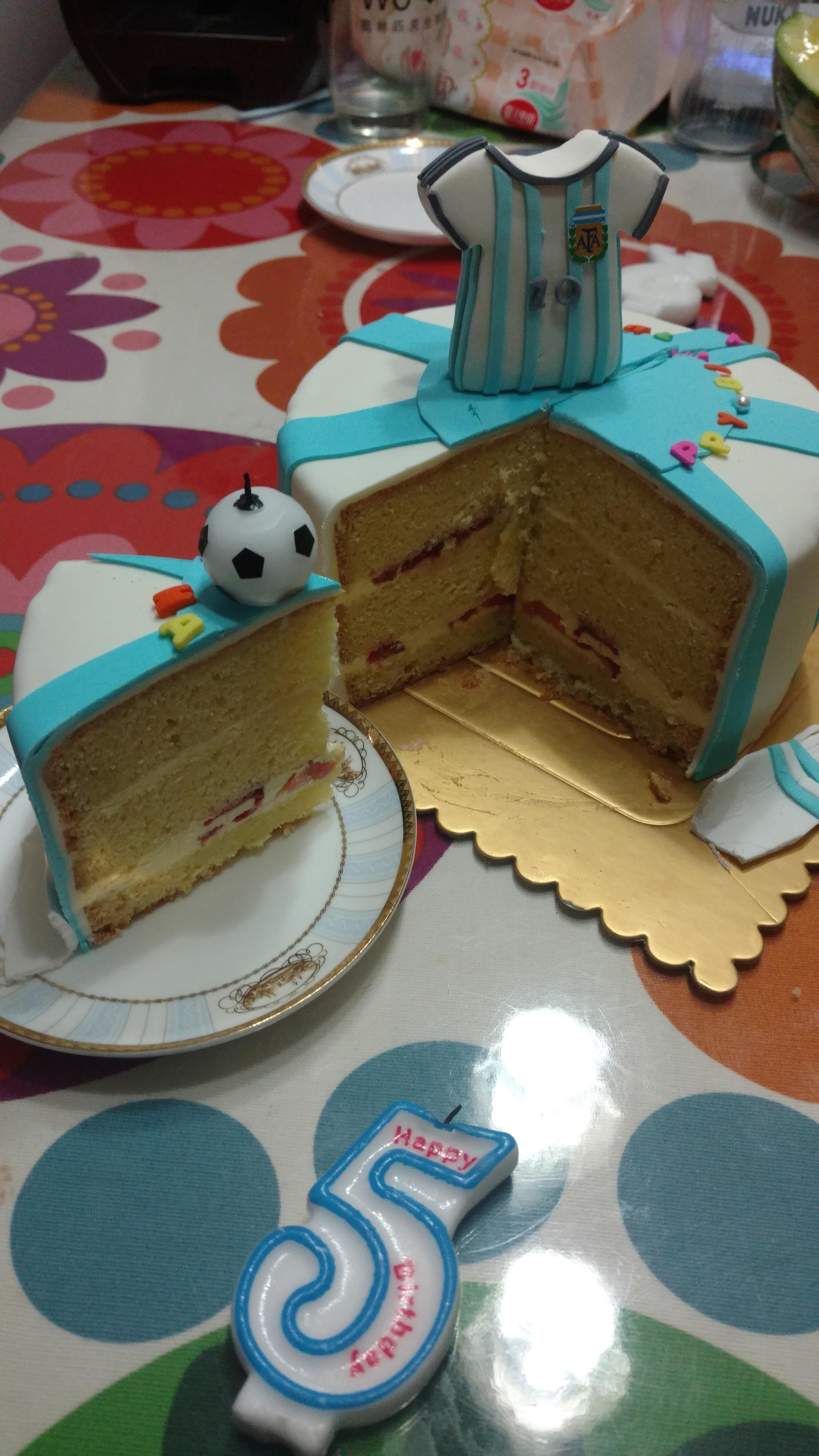 阿根廷主题翻糖蛋糕~给LG的生日礼物的做法 步骤8