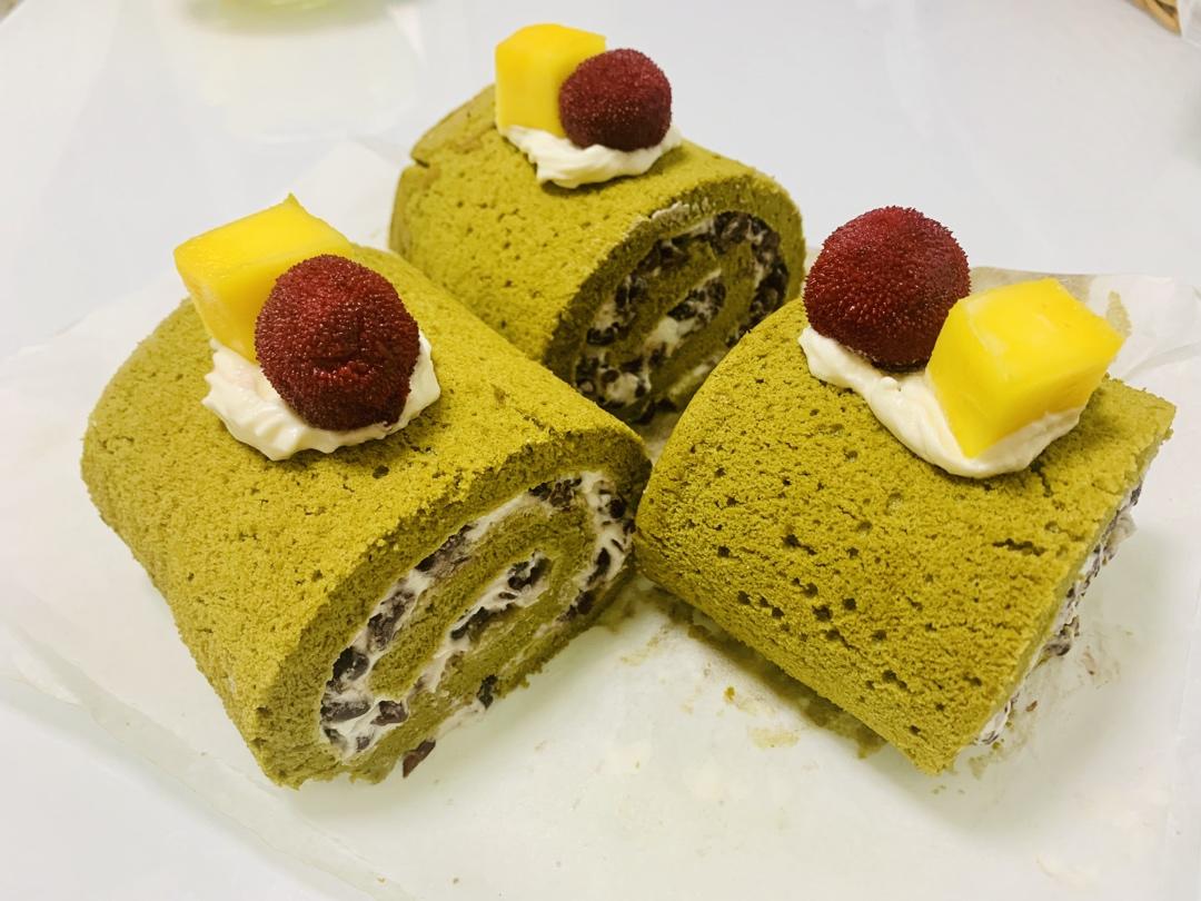 日式抹茶蛋糕卷