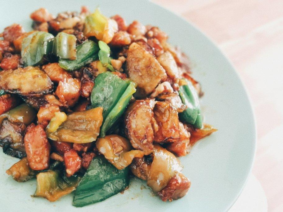 溜肉段烧茄子（东北硬菜呀哈哈）
