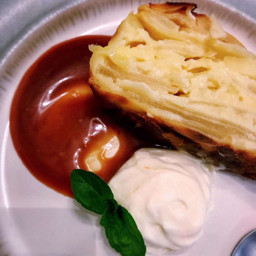 风靡法国的苹果隐形蛋糕