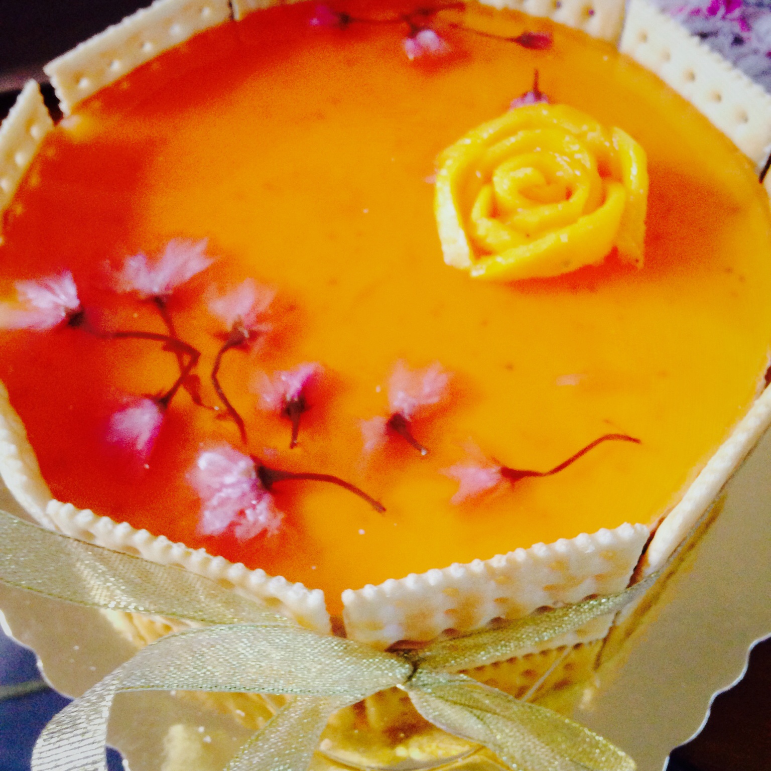 樱花渐变慕斯蛋糕（6寸）