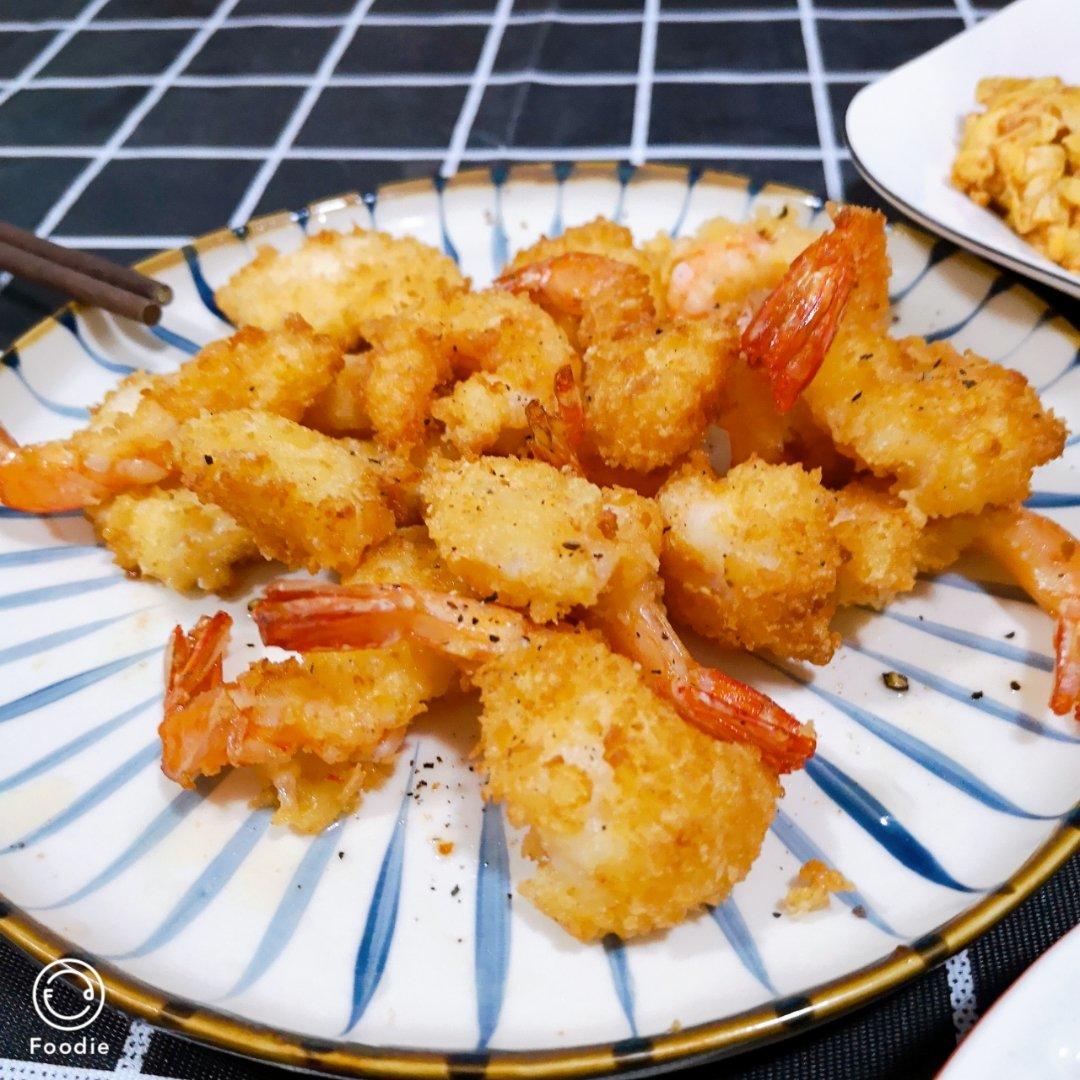 面包糠炸虾