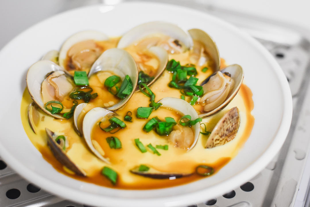 蛤蜊蒸蛋【5月北鼎蒸炖锅食谱】的做法