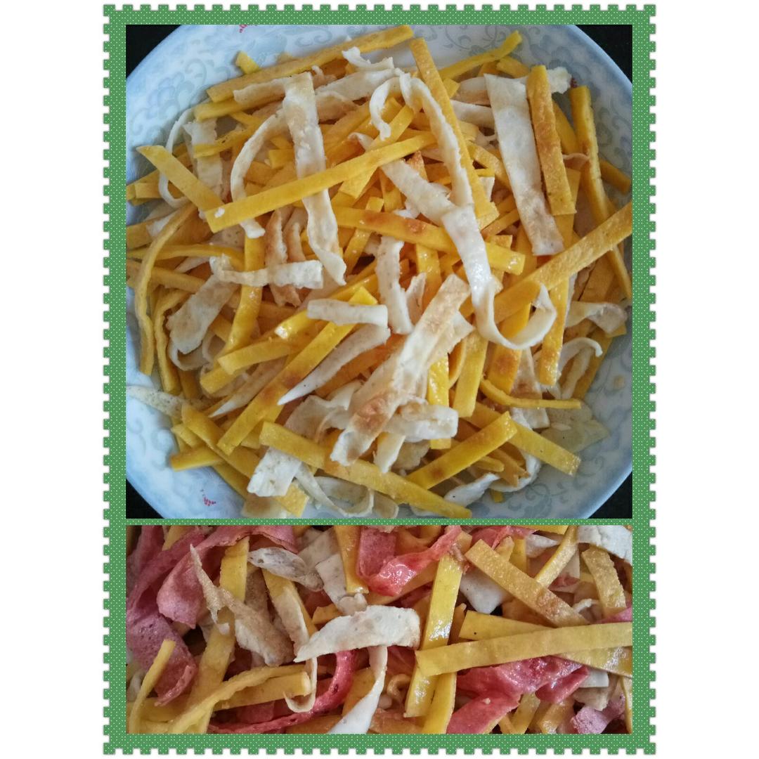 妈妈教烙的鸡蛋皮（鸡蛋丝）