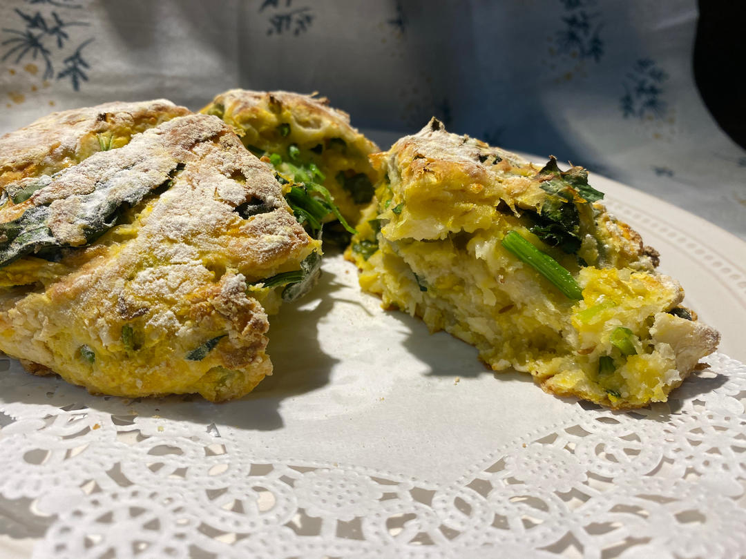 菠菜南瓜奶酪丹波面包丨健康·烘焙