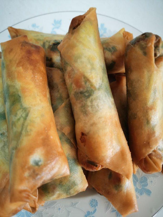 韭菜鸡蛋馅春卷
