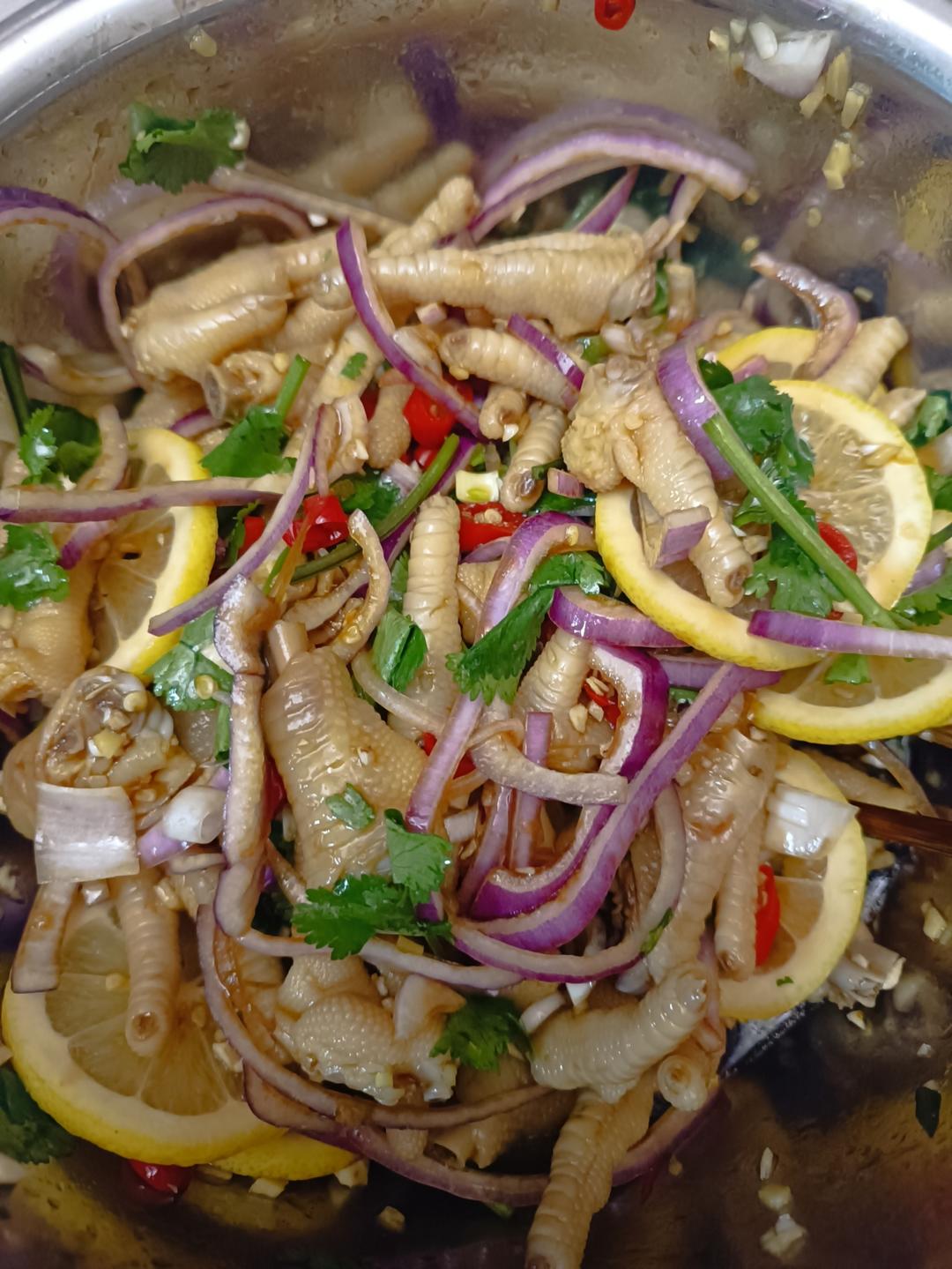 【柠檬酸辣鸡爪】自制超级无敌美味的网红鸡爪