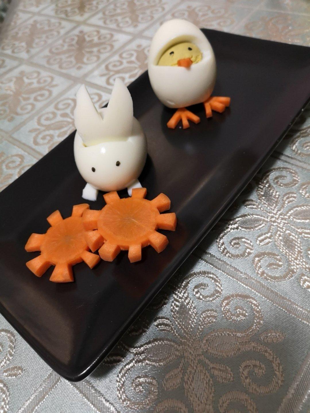 《花花家的菜》小兔子造型鸡蛋