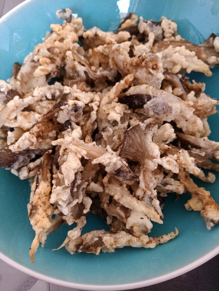 干炸蘑菇