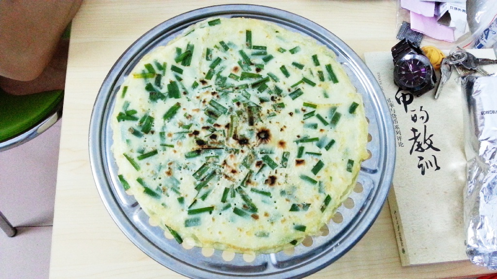 韭菜鸡蛋煎饼