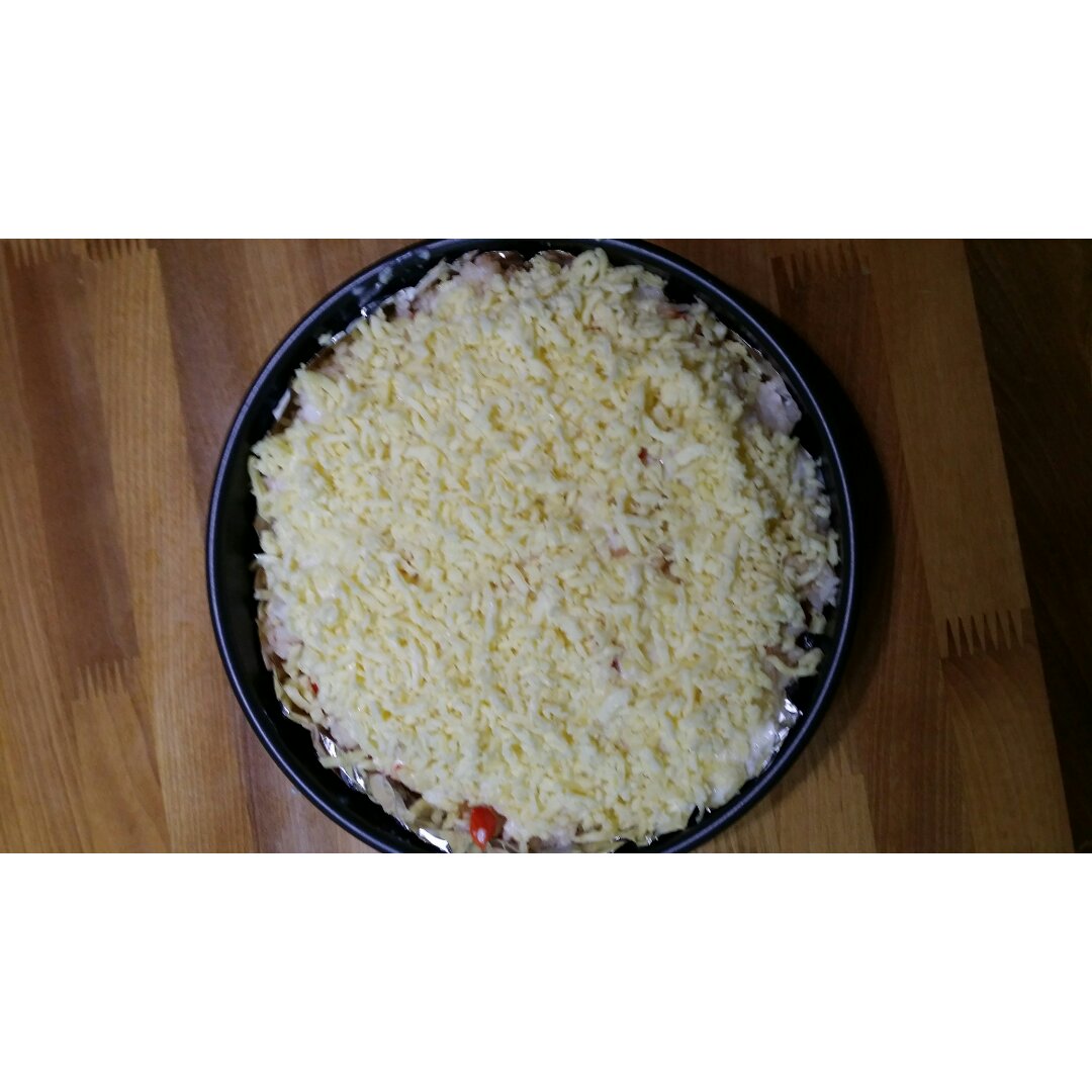 海鲜焗饭 Seafood Fried Rice with Cheesy Topping