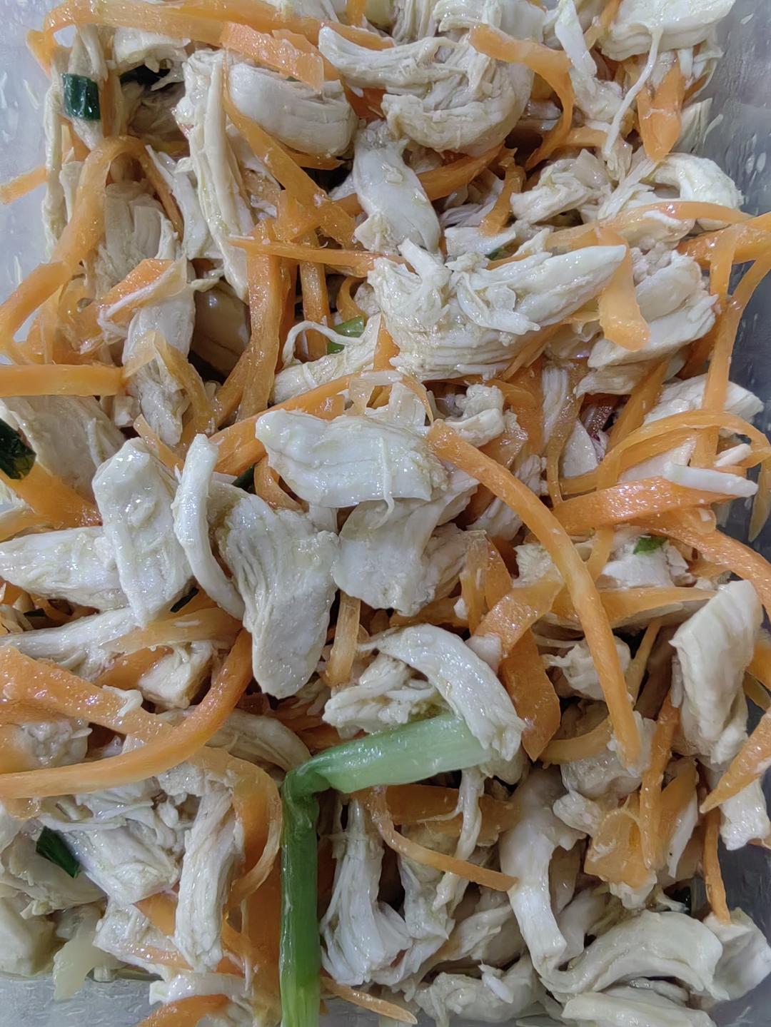 鸡胸肉这样做巨好吃❗️凉拌鸡丝😋低脂高蛋白