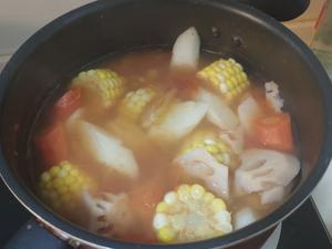 『三餐』番茄杂粮汤的做法 步骤4