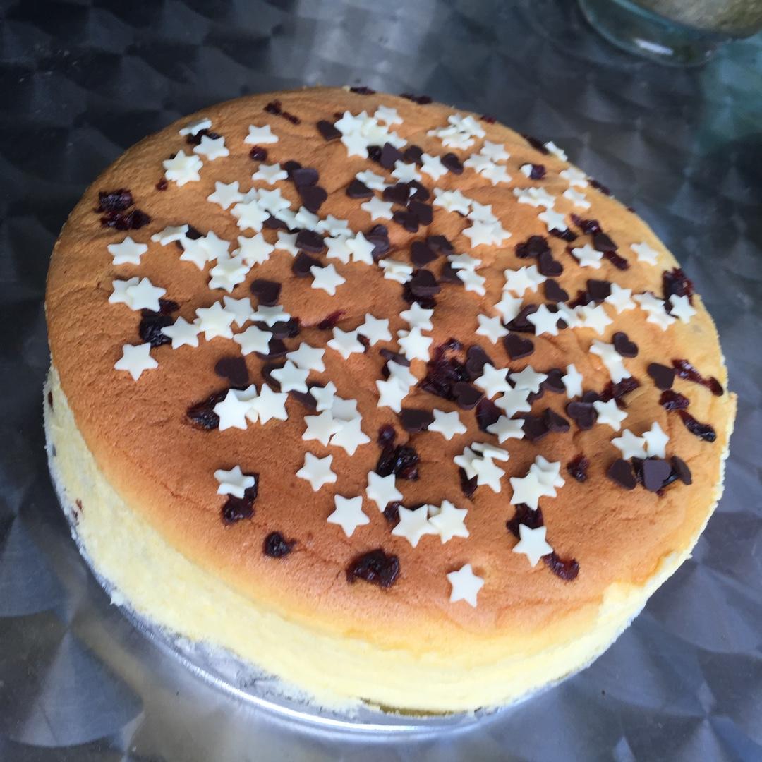 6寸轻芝士蛋糕(乳酪戚风蛋糕)