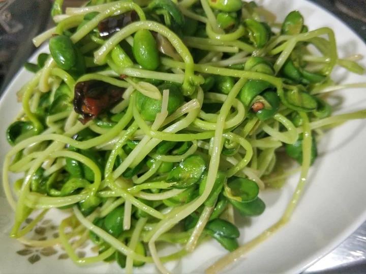 炝炒黑豆芽