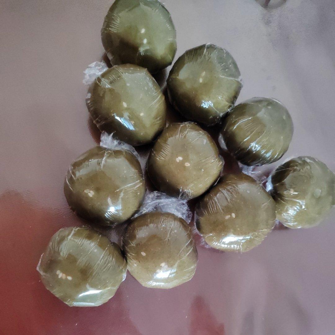 4种口味青团｜腊肉笋丁｜红糖坚果｜咸蛋黄肉松｜红豆｜春天的味道｜艾草清明粿｜非常好包不开裂不塌陷不粘手