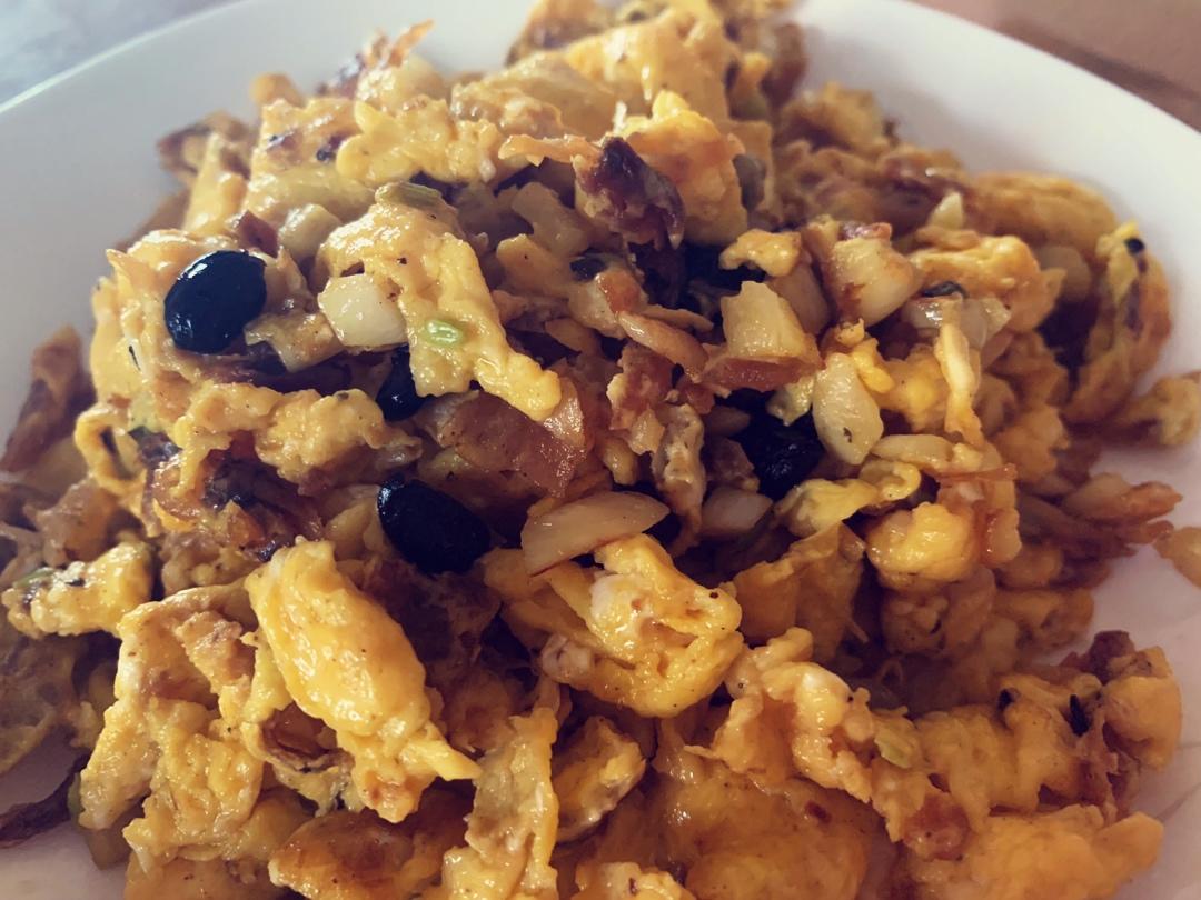 文汇zz做的豆豉鲮鱼炒蛋