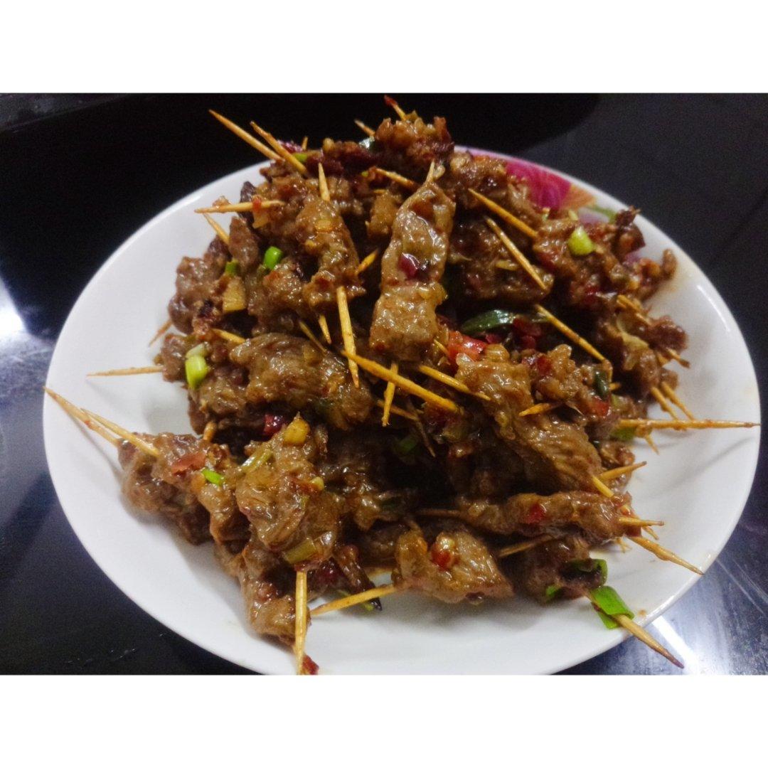 牙签牛肉 道地湖南味