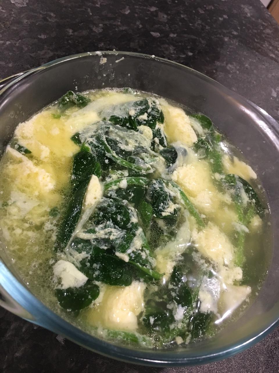 黄金菠菜鸡蛋汤🍲