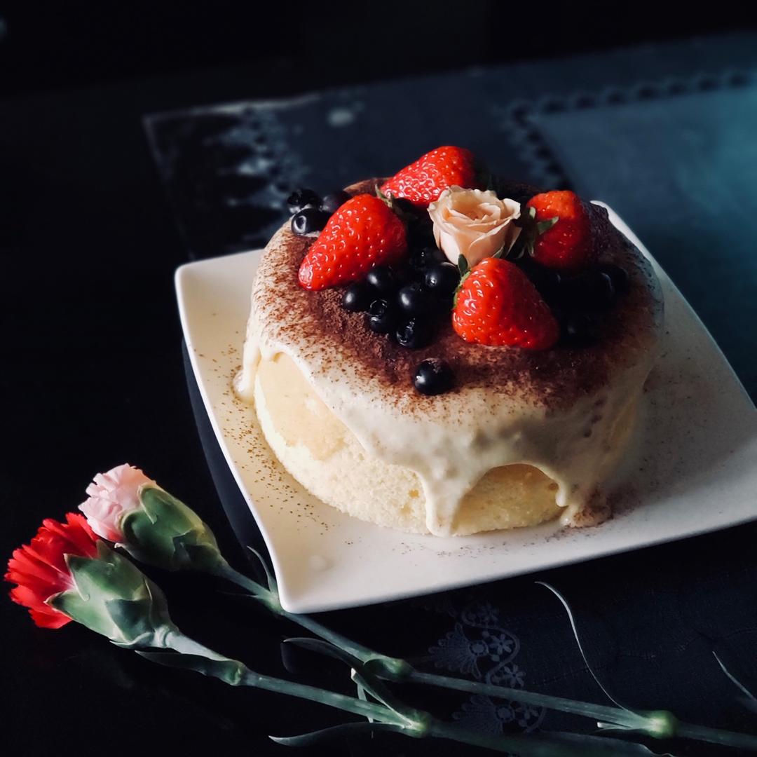 十七记做的6寸香草流心蛋糕