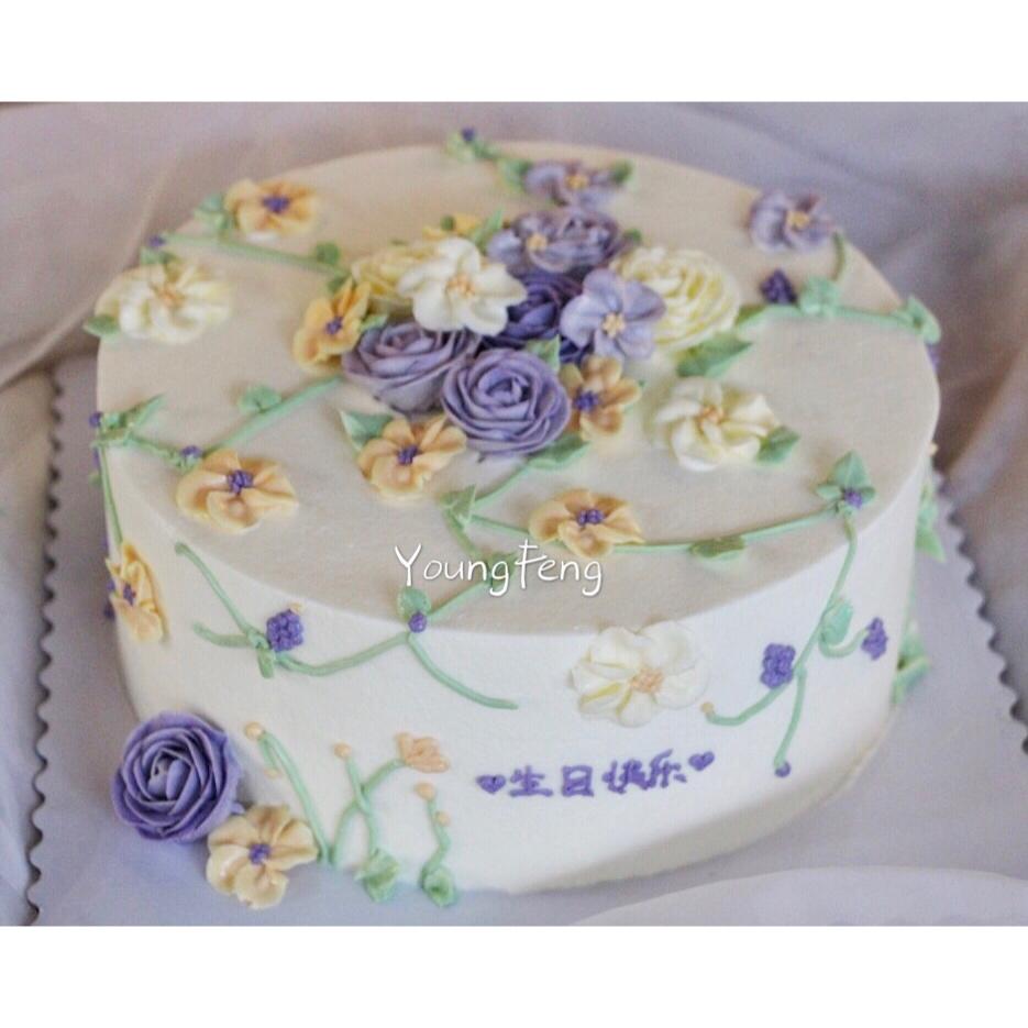 小麦子自创韩式裱花奶酪霜