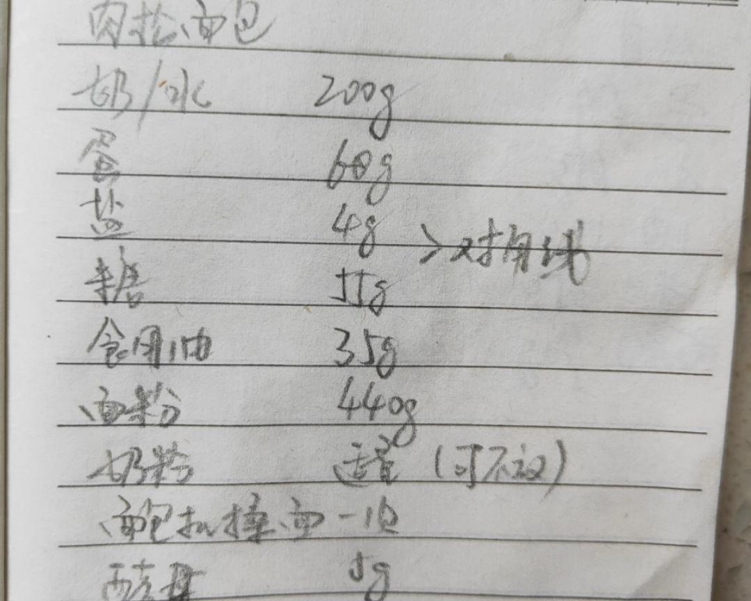 纯奶手撕吐司的做法 步骤1