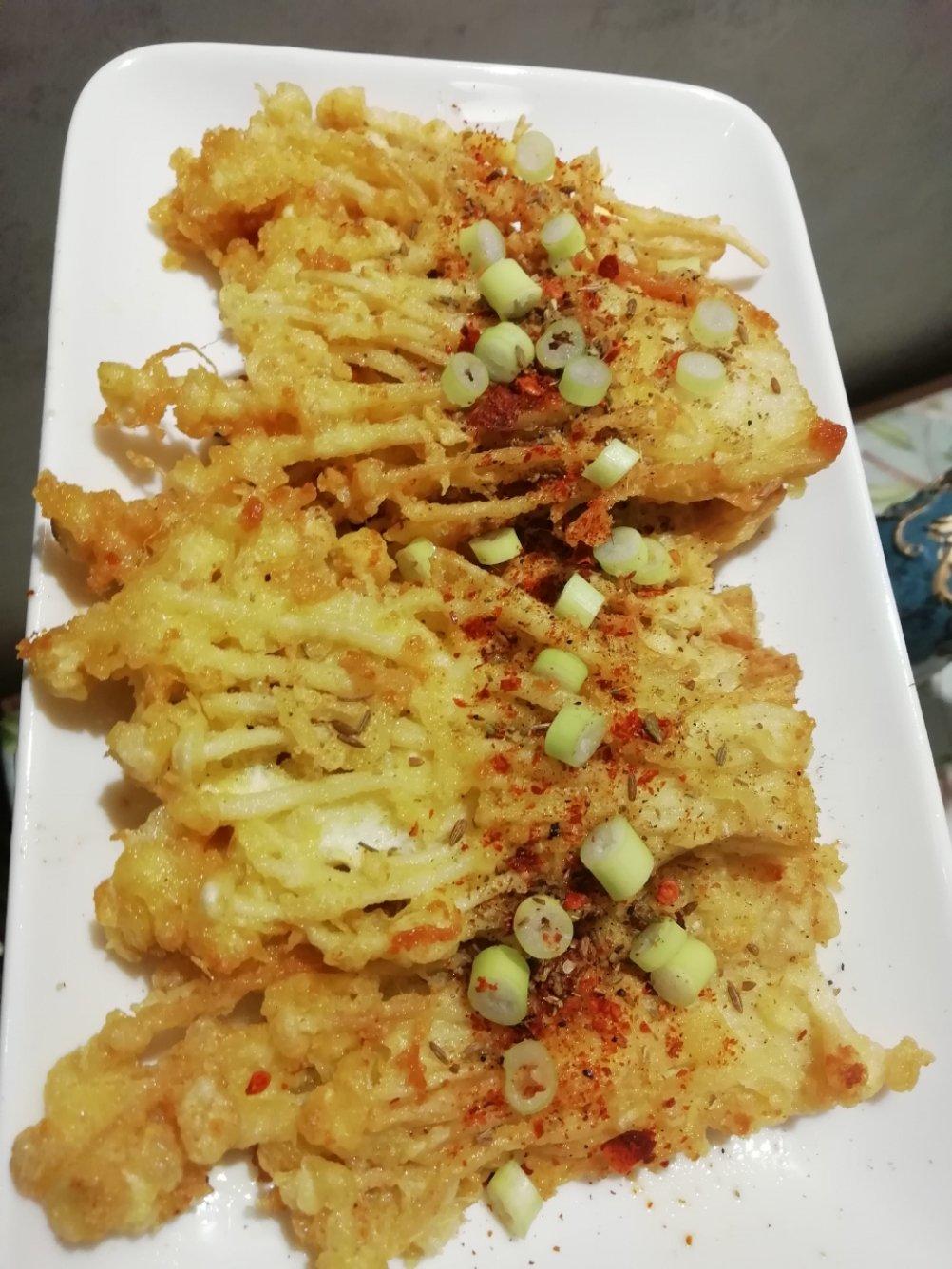 油炸椒盐金针菇