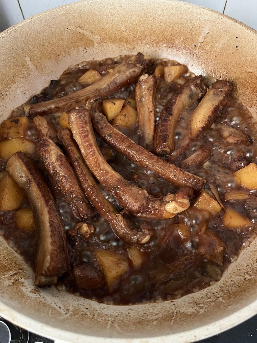 🔥巨好吃的红烧排骨炖土豆❗️懒人版轻松做拿手菜