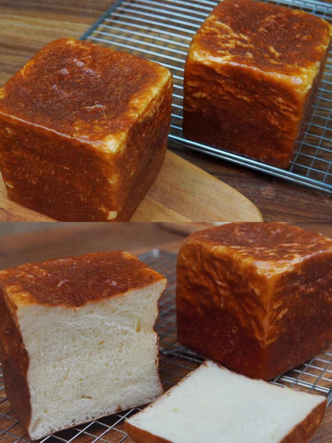 火遍上海网红店的爆款！最省事的碱水吐司制作方法来了的做法