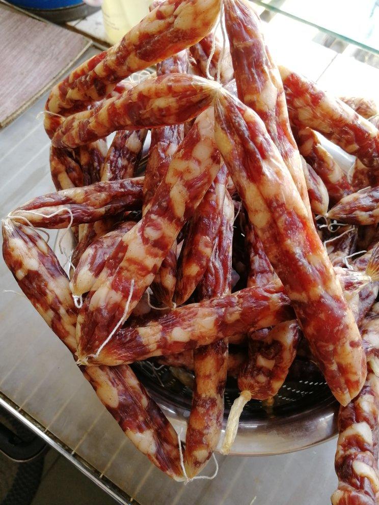 自制广味腊肠