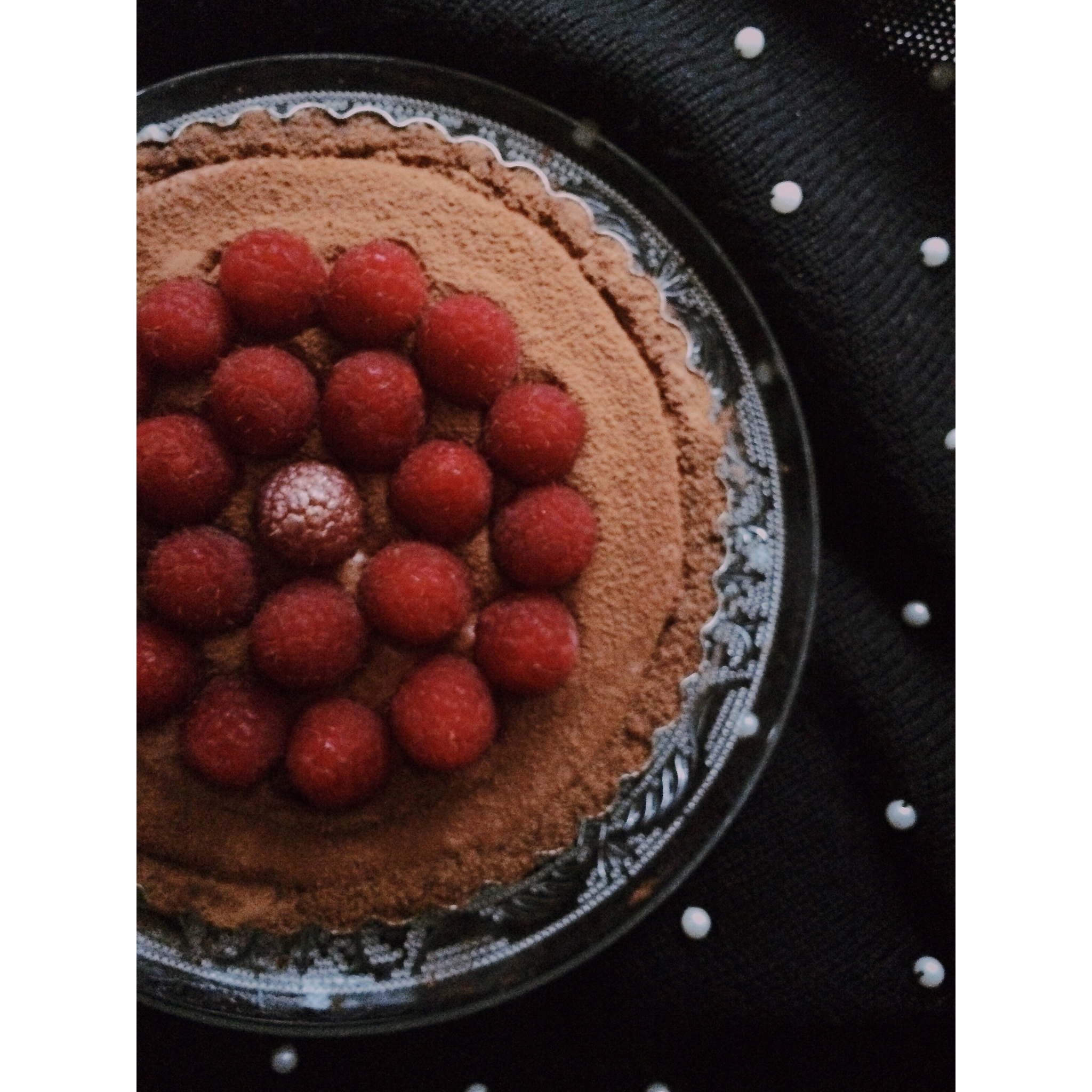 树莓巧克力塔Chocolate Tart with Raspberry