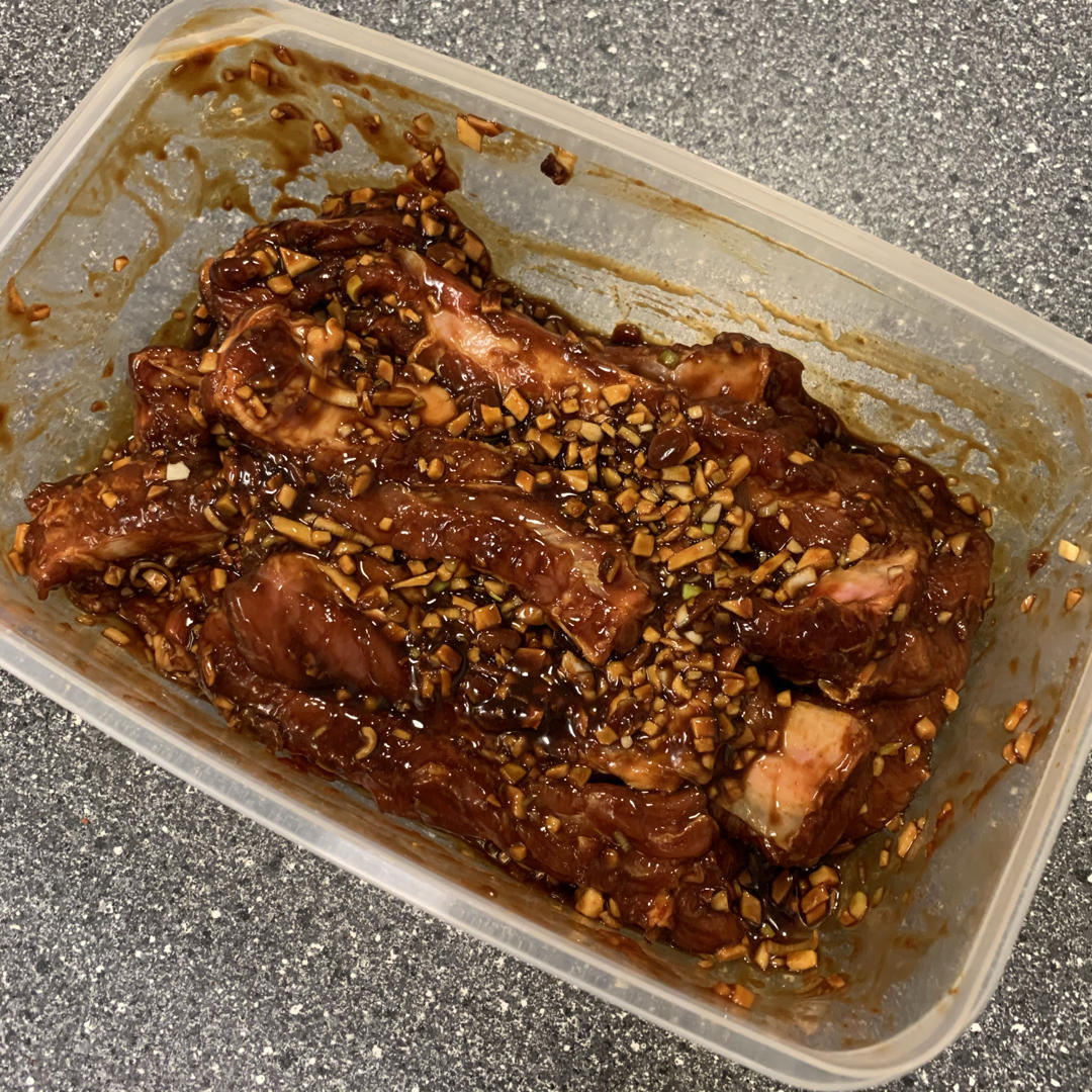 锡纸烤排骨