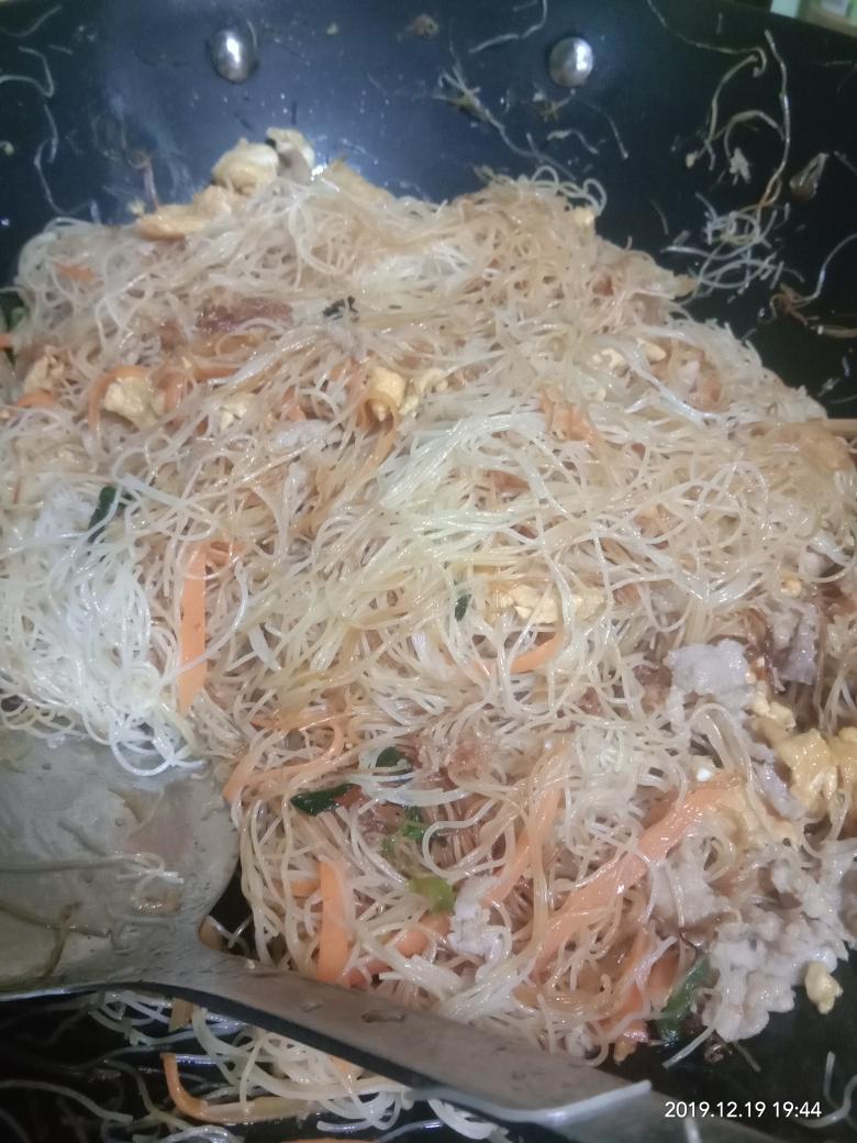 炒米粉的做法
