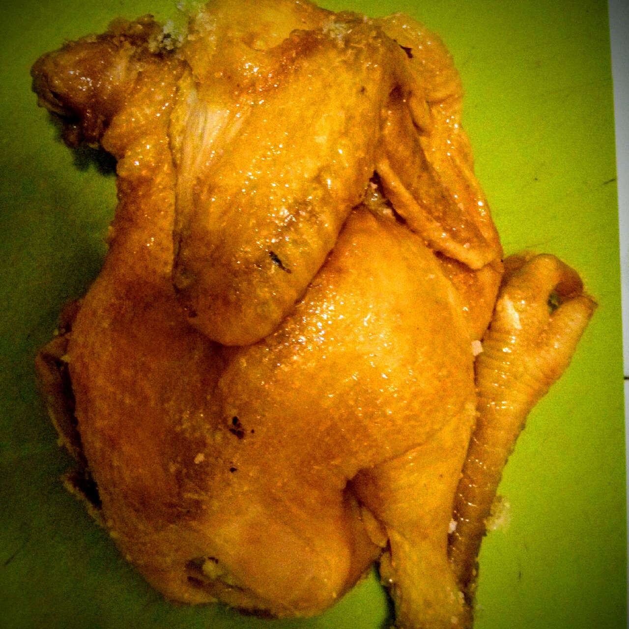 盐焗鸡（传统粗盐焗法）