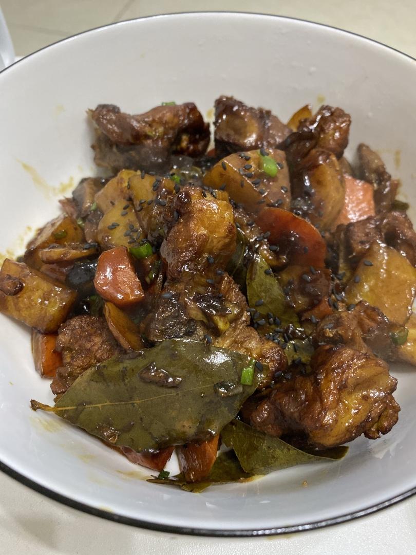 🔥巨好吃的红烧排骨炖土豆❗️懒人版轻松做拿手菜