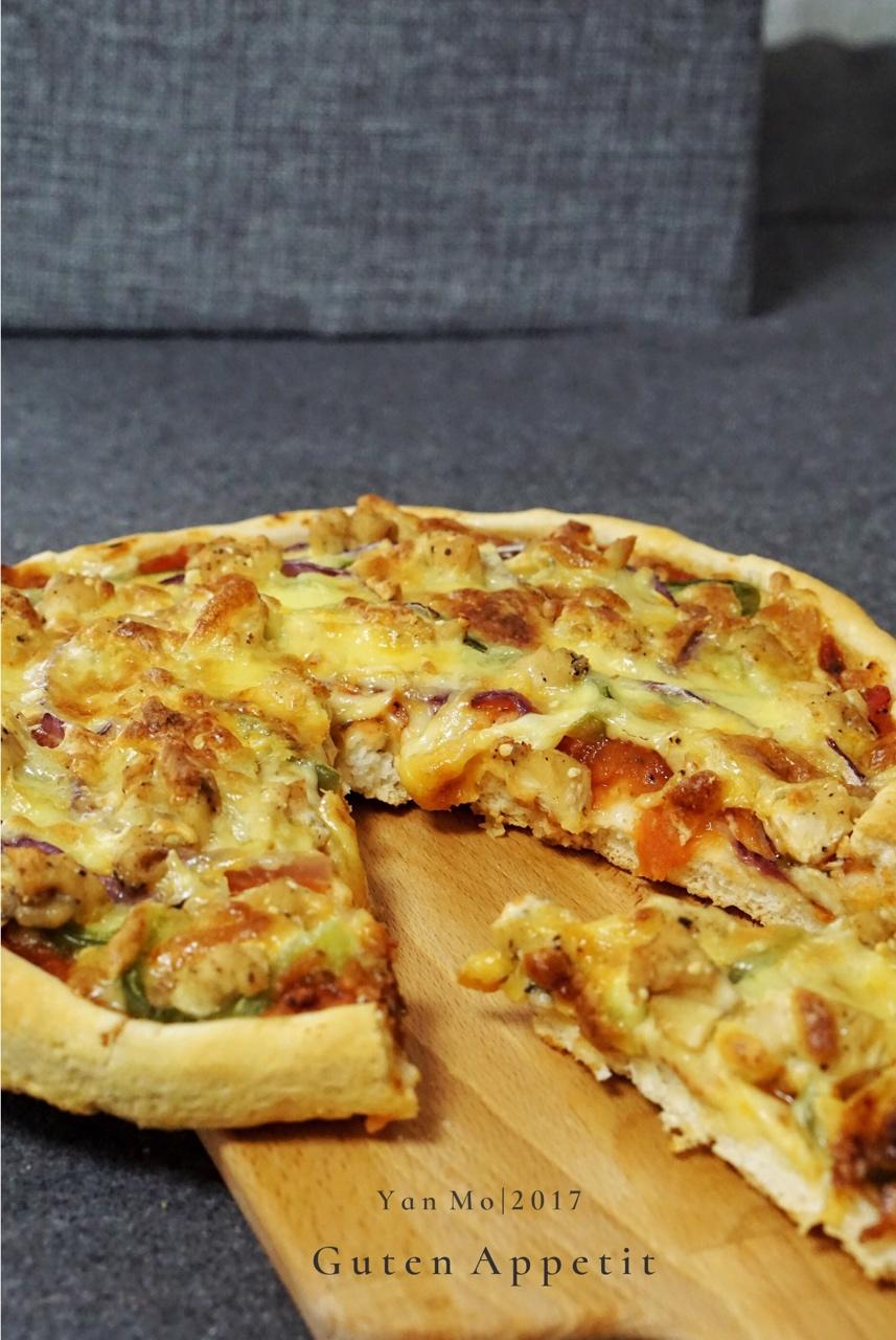 鸡粒儿披萨（及红酱与面饼大法）