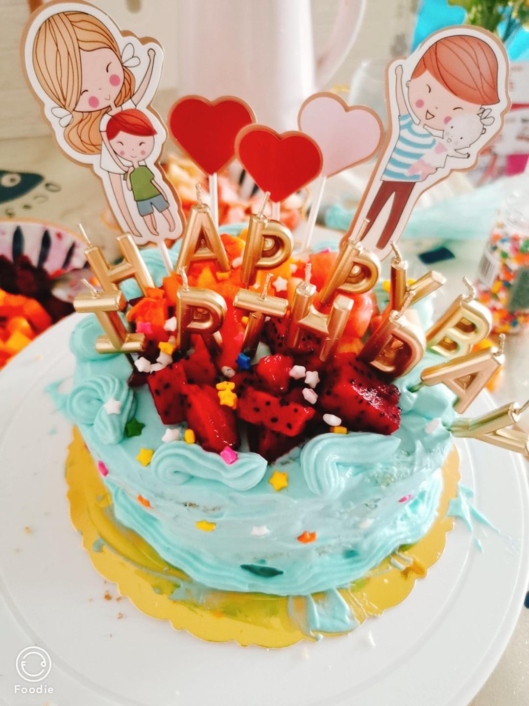 超级简单的味多美同款生日蛋糕（6寸），新手也能高度还原