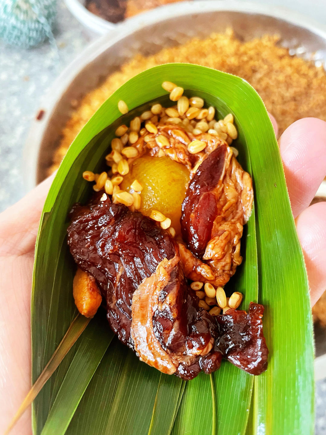 妈咪的♥️私房秘制咸蛋黄肉粽