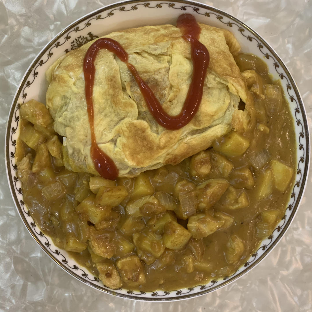 这是头牌了丨好吃的飞起来～🍛咖喱蛋包饭