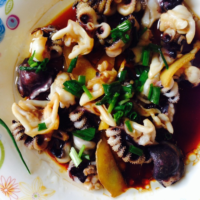 懒人版油淋鱿鱼