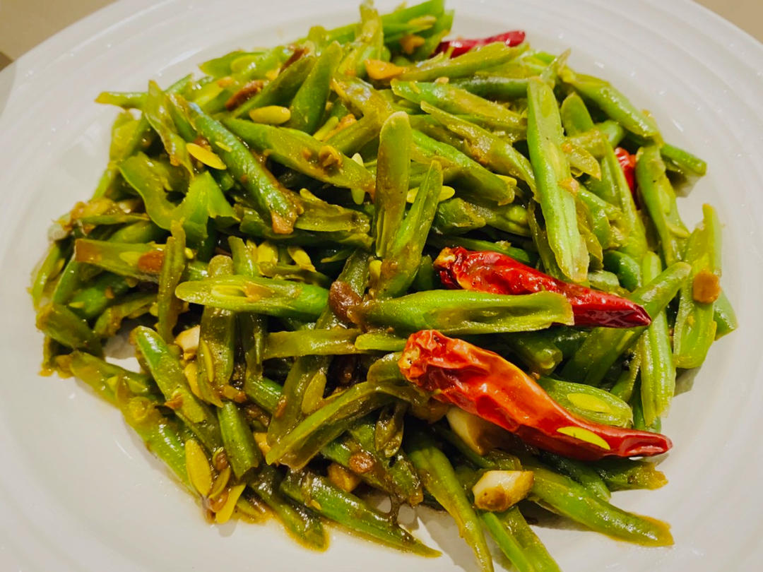 超级下饭的酱爆豆角丝㊙️比肉都好吃的家常菜