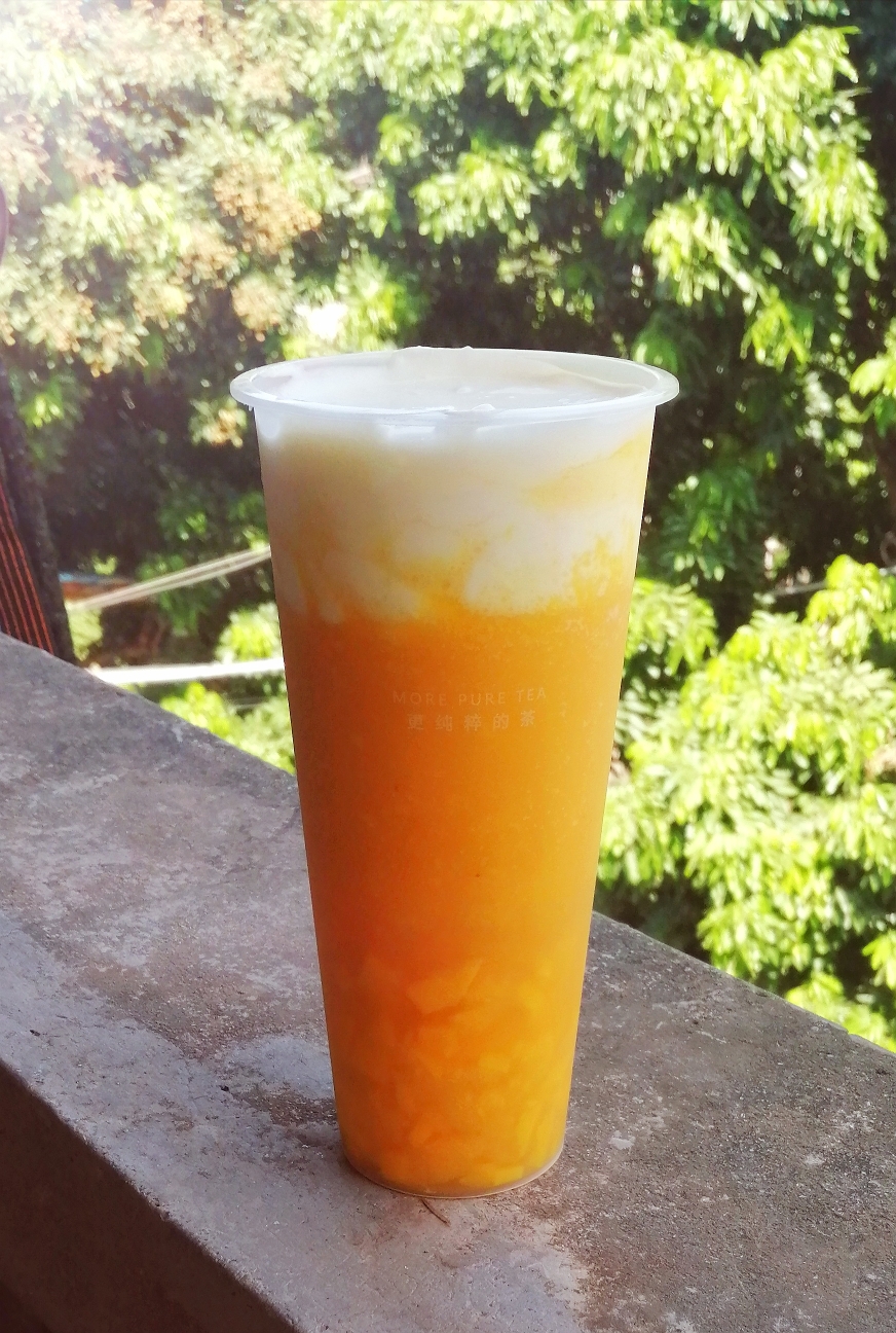 🔥芒果森林  •  一款比芝芝芒芒还要好喝的神仙饮品（含奶盖做法）的做法