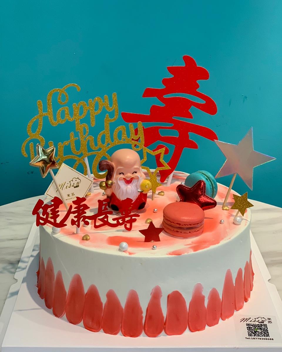 中国风祝寿蛋糕