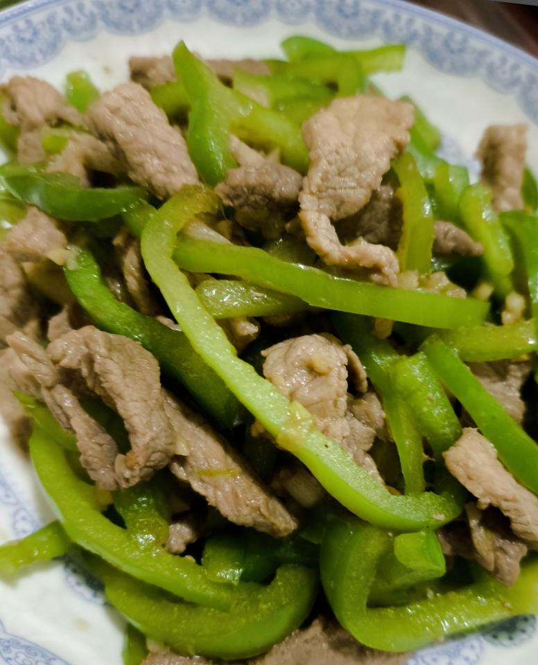 青椒炒肉丝