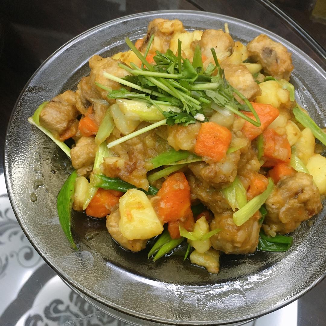 咖喱土豆排骨